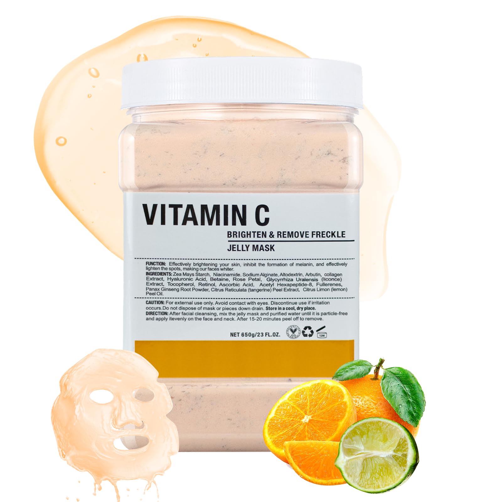 Gelatin Face Mask Powder