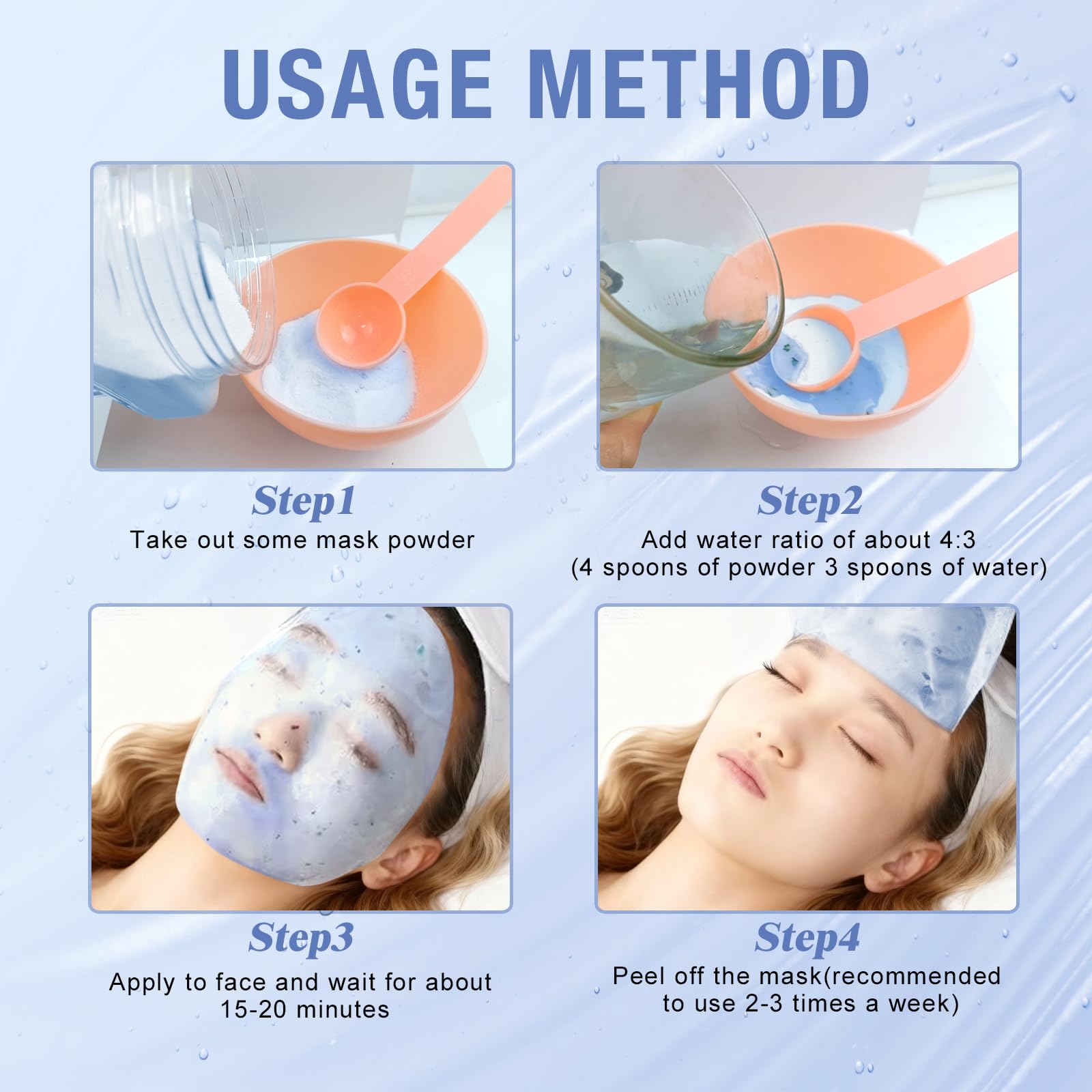 Gelatin Face Mask Powder